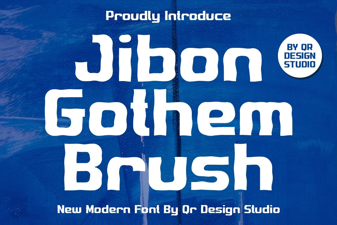 Jibon Gothem Brush Font
