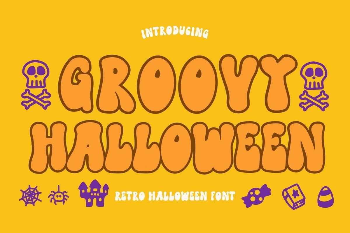 Groovy Halloween Font