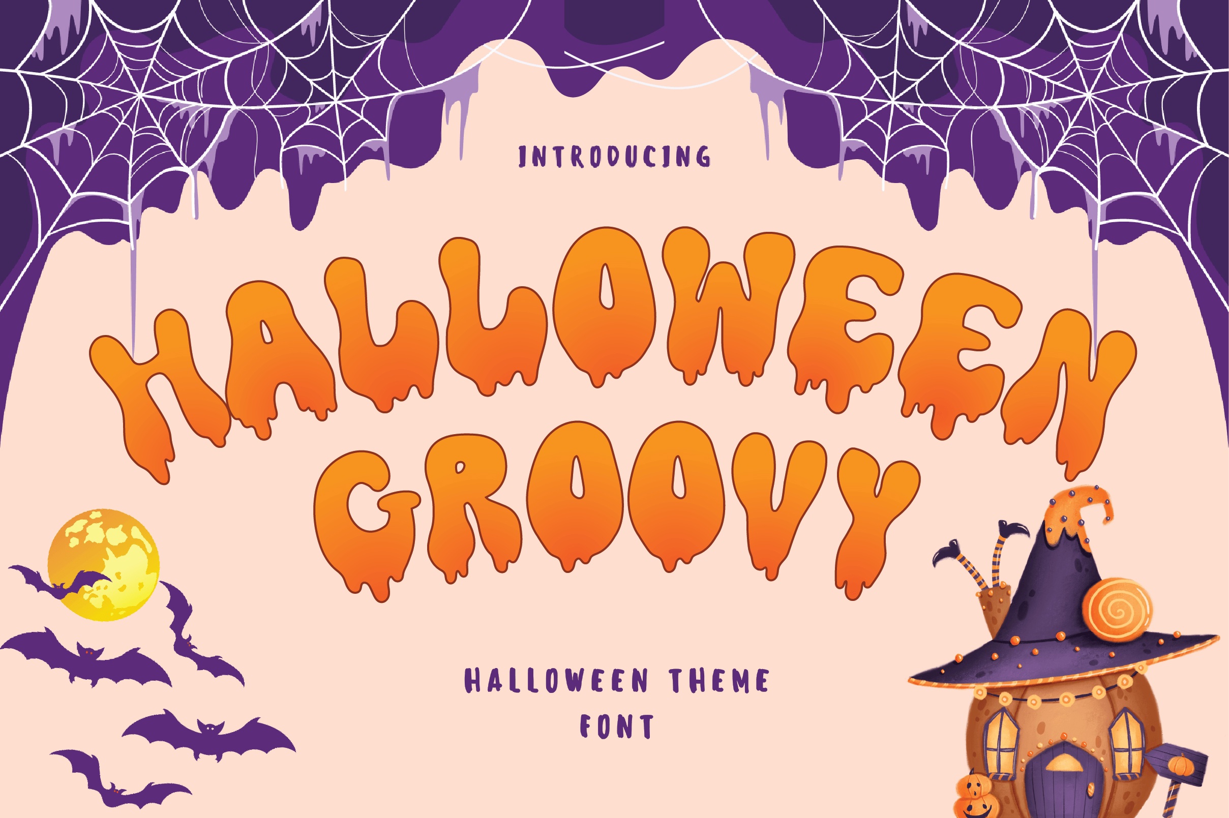 Halloween Groovy Font