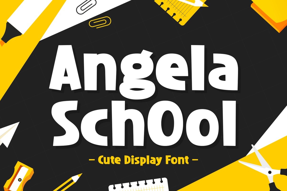 Angela School Font