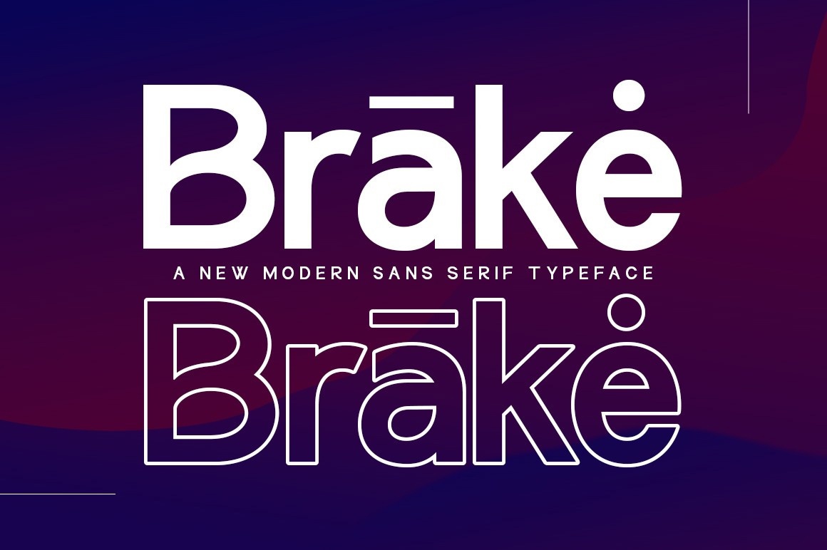 Brake Font