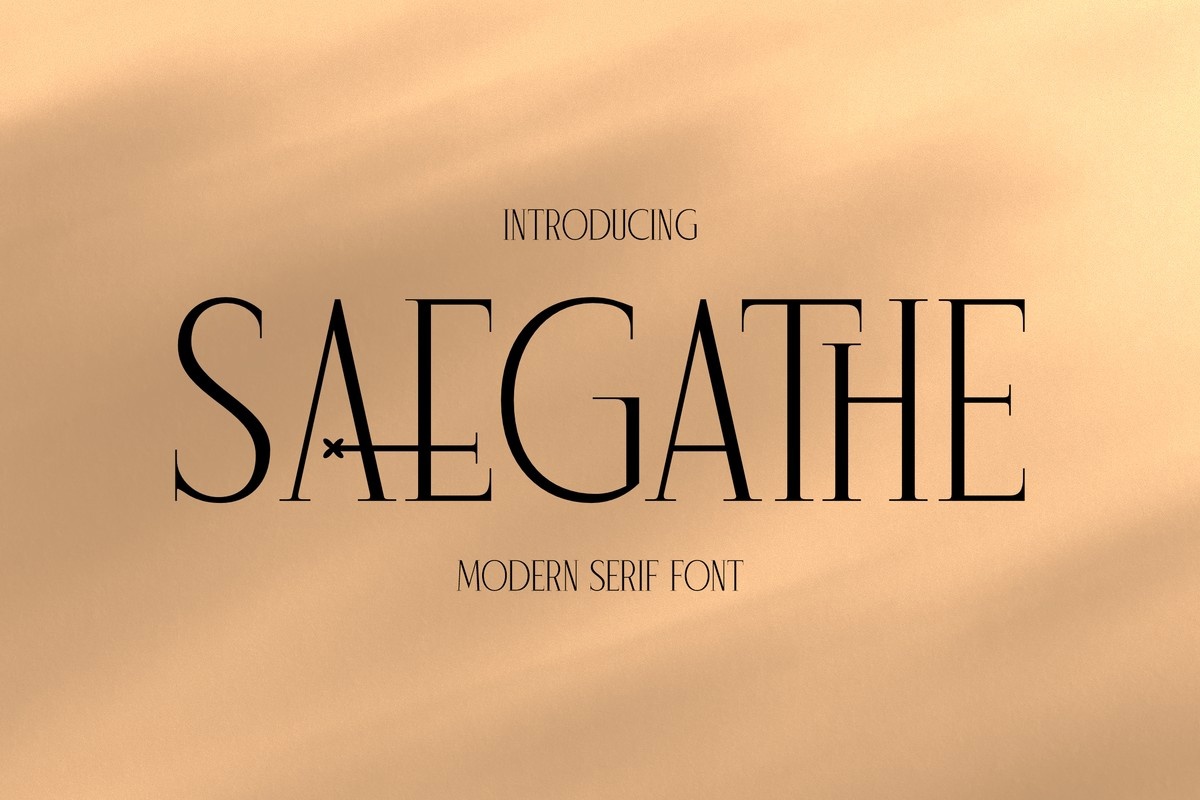 Saegathe Font