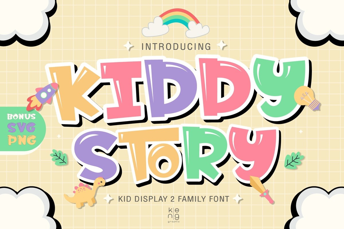 Kiddy Story Font