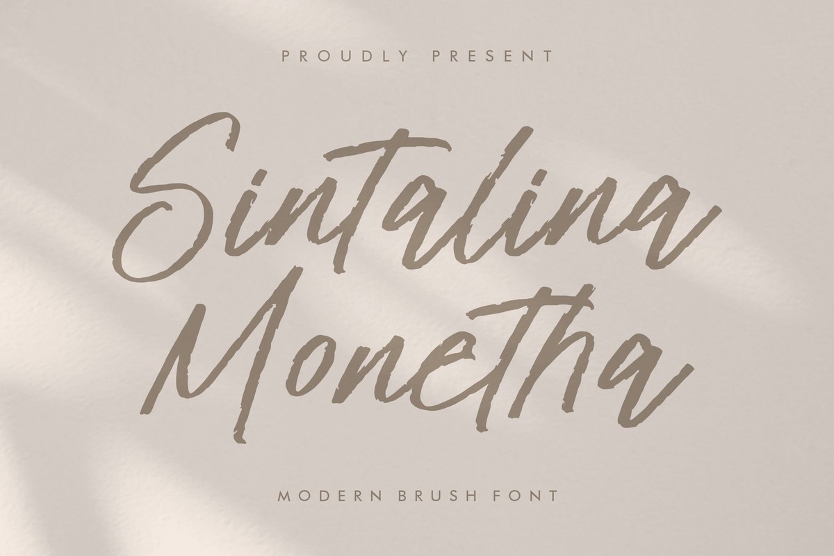 Sintalina Monetha Font