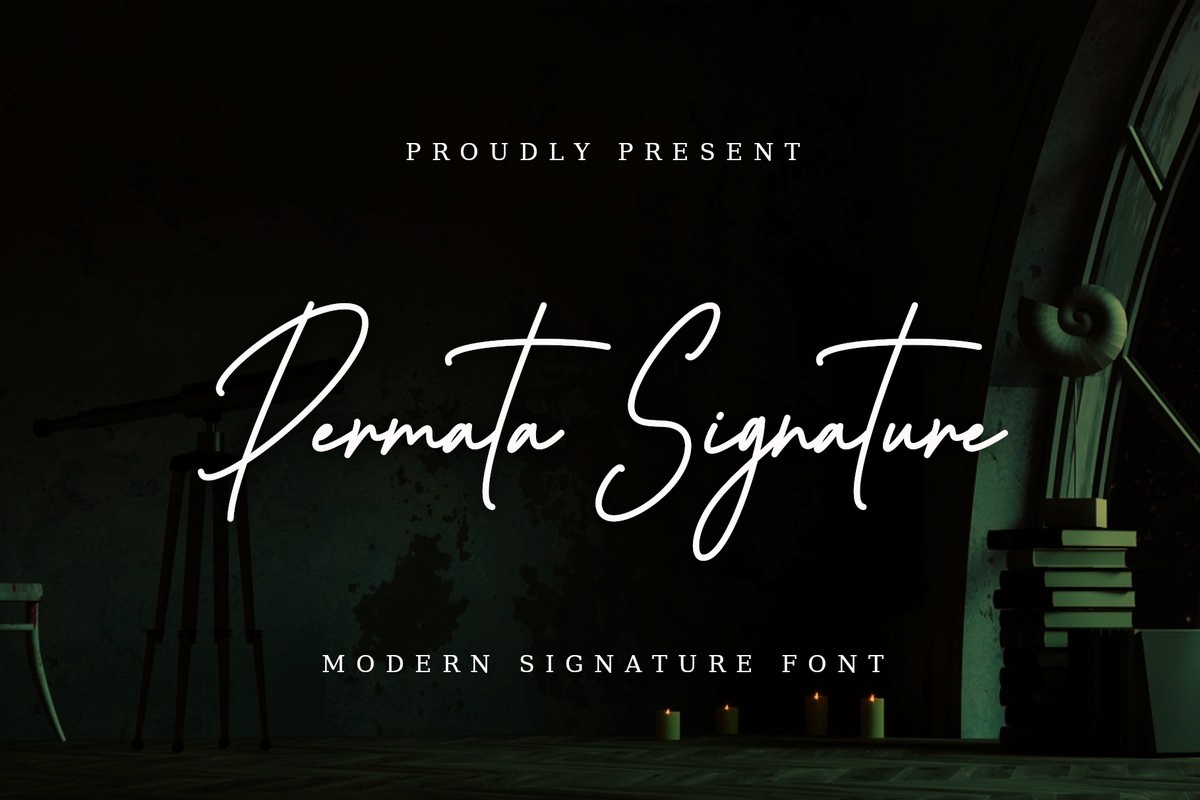 Permata Signature Font