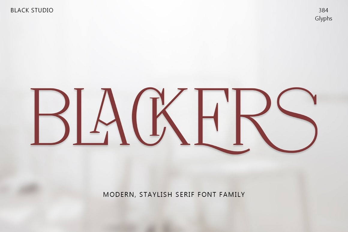 Blackers Font