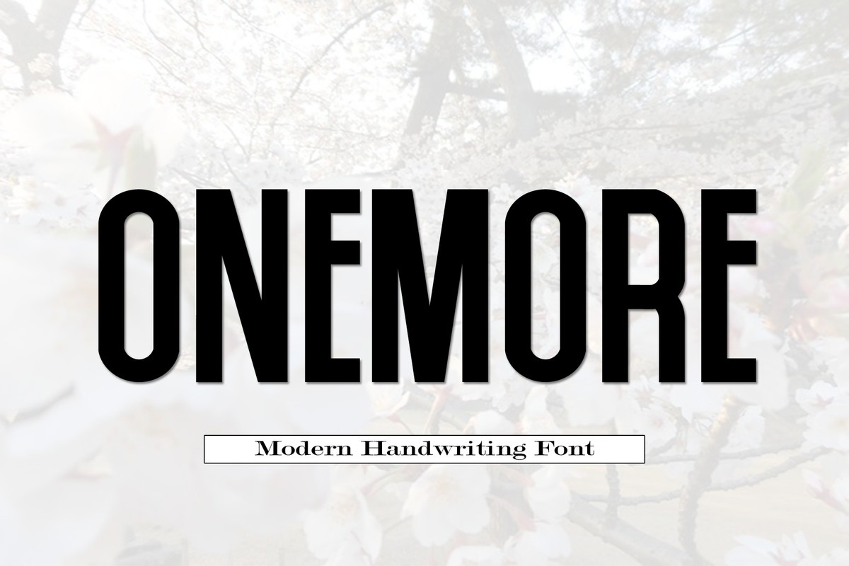 Onemore Font