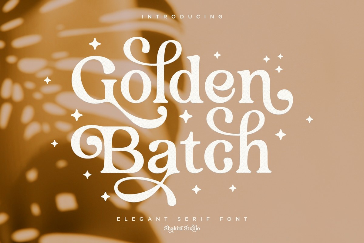 Golden Batch Font