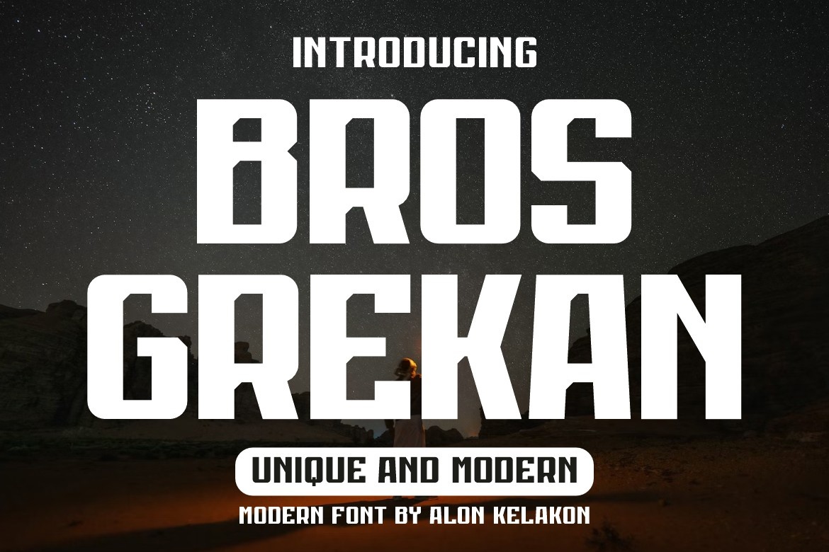 Bros Grekan Font