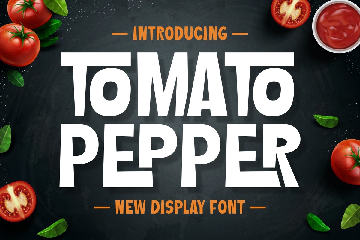 Tomato Pepper Font