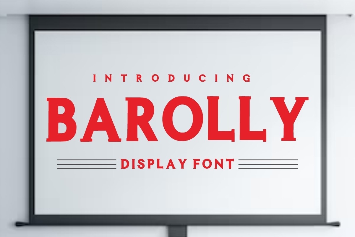 Barolly Font