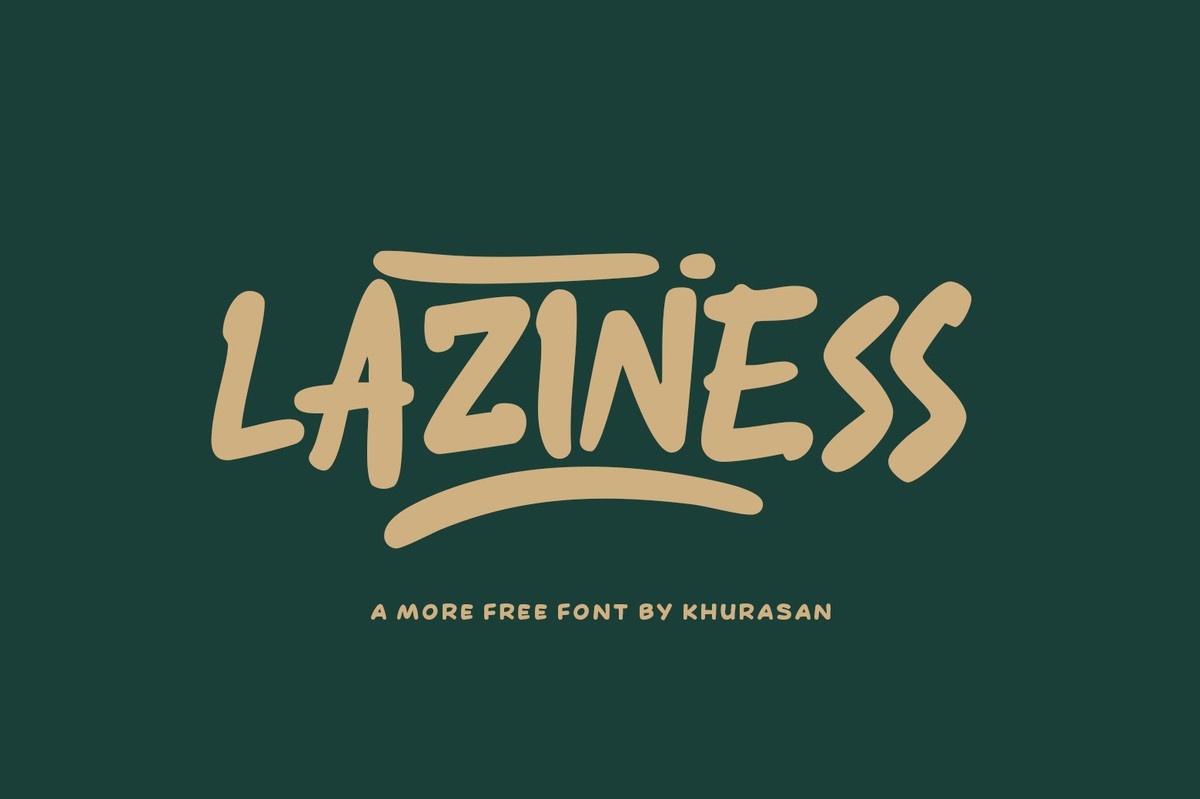 Laziness Font