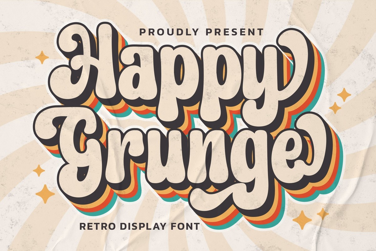 Happy Grunge Font