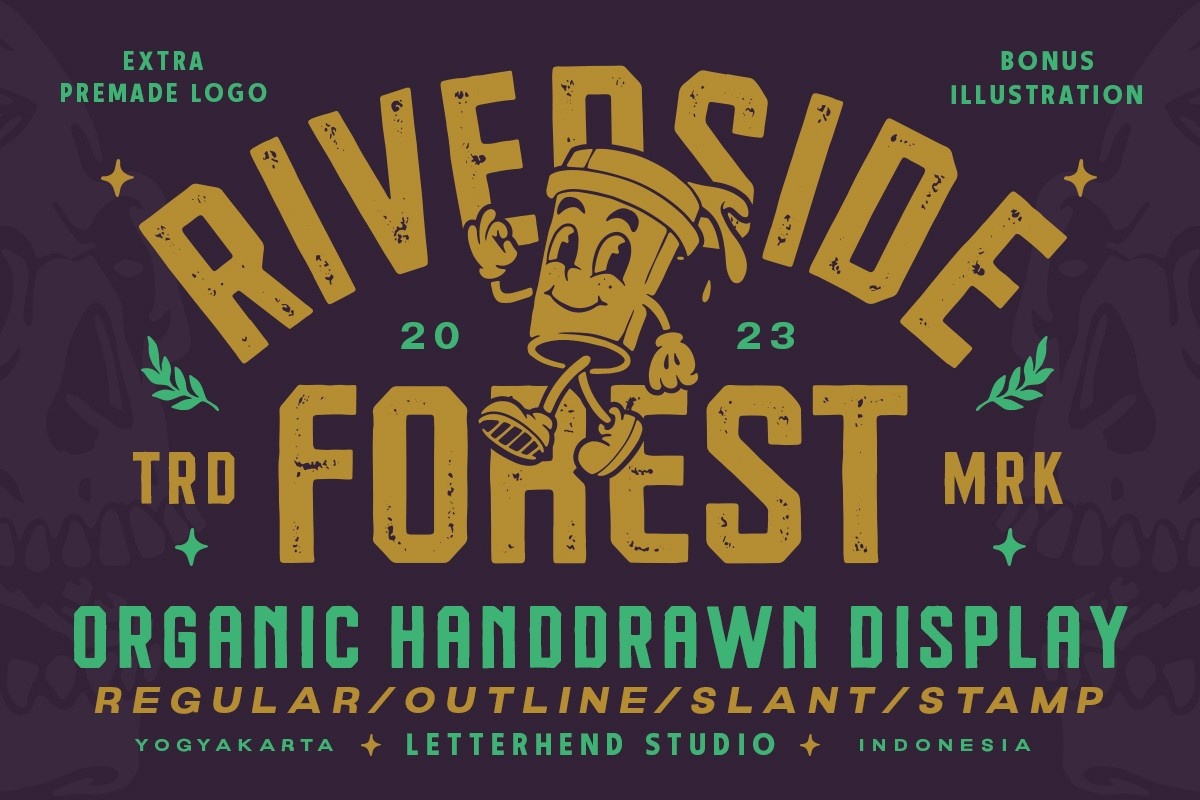 Riverside Forest Font