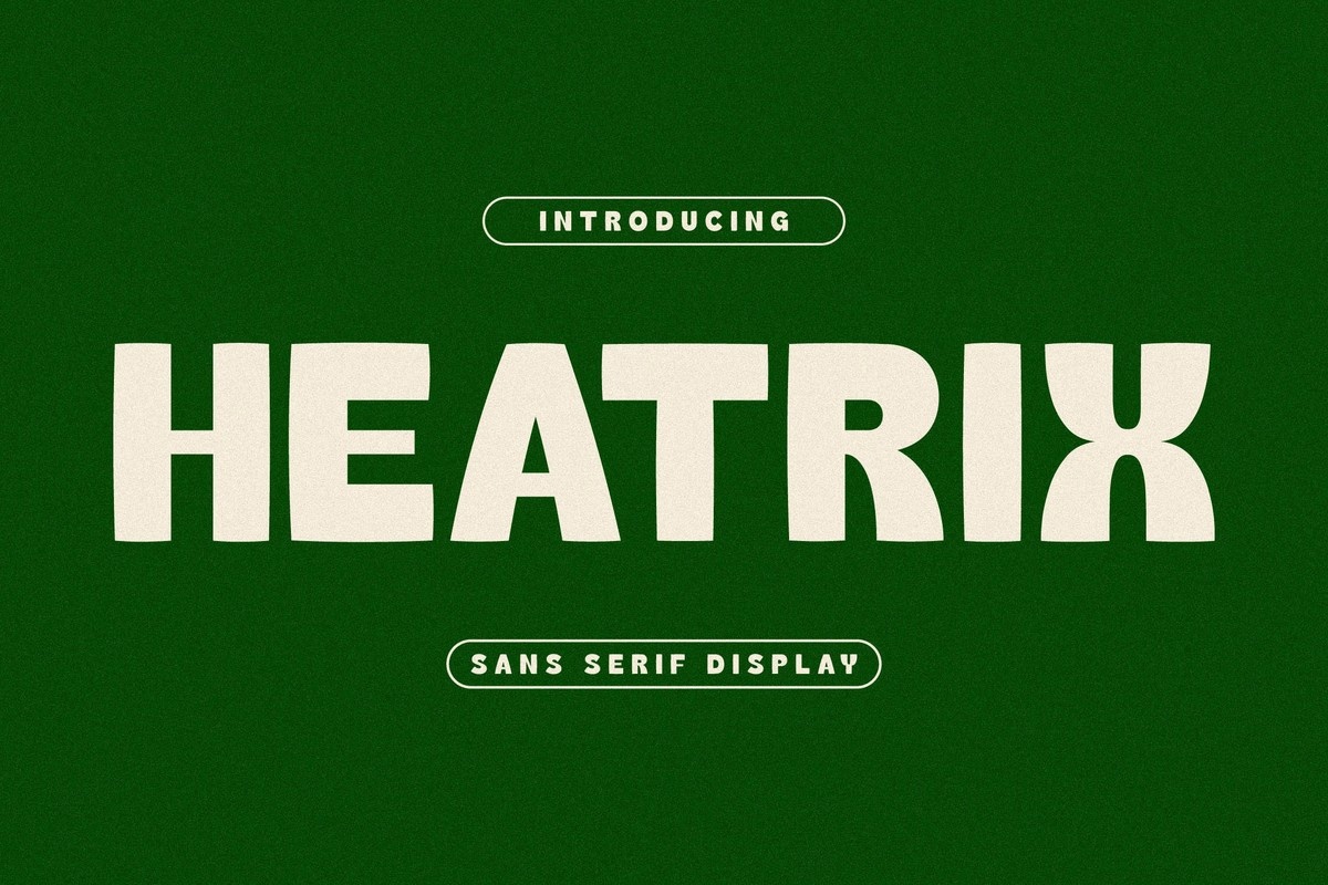 Heatrix Font