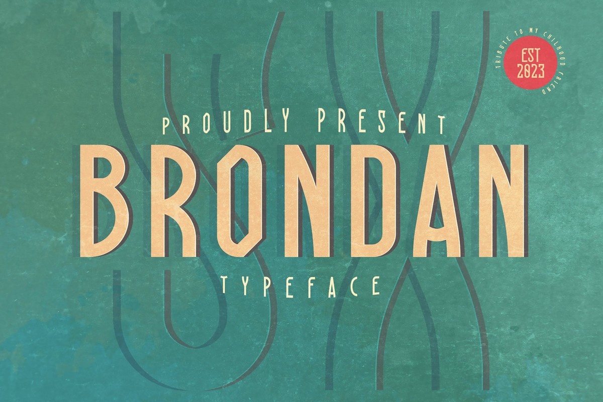 Brondan SX Font