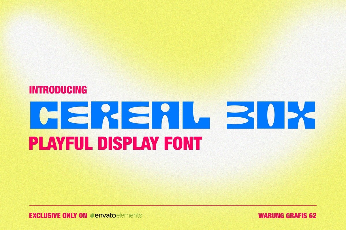 Cereal Box Font