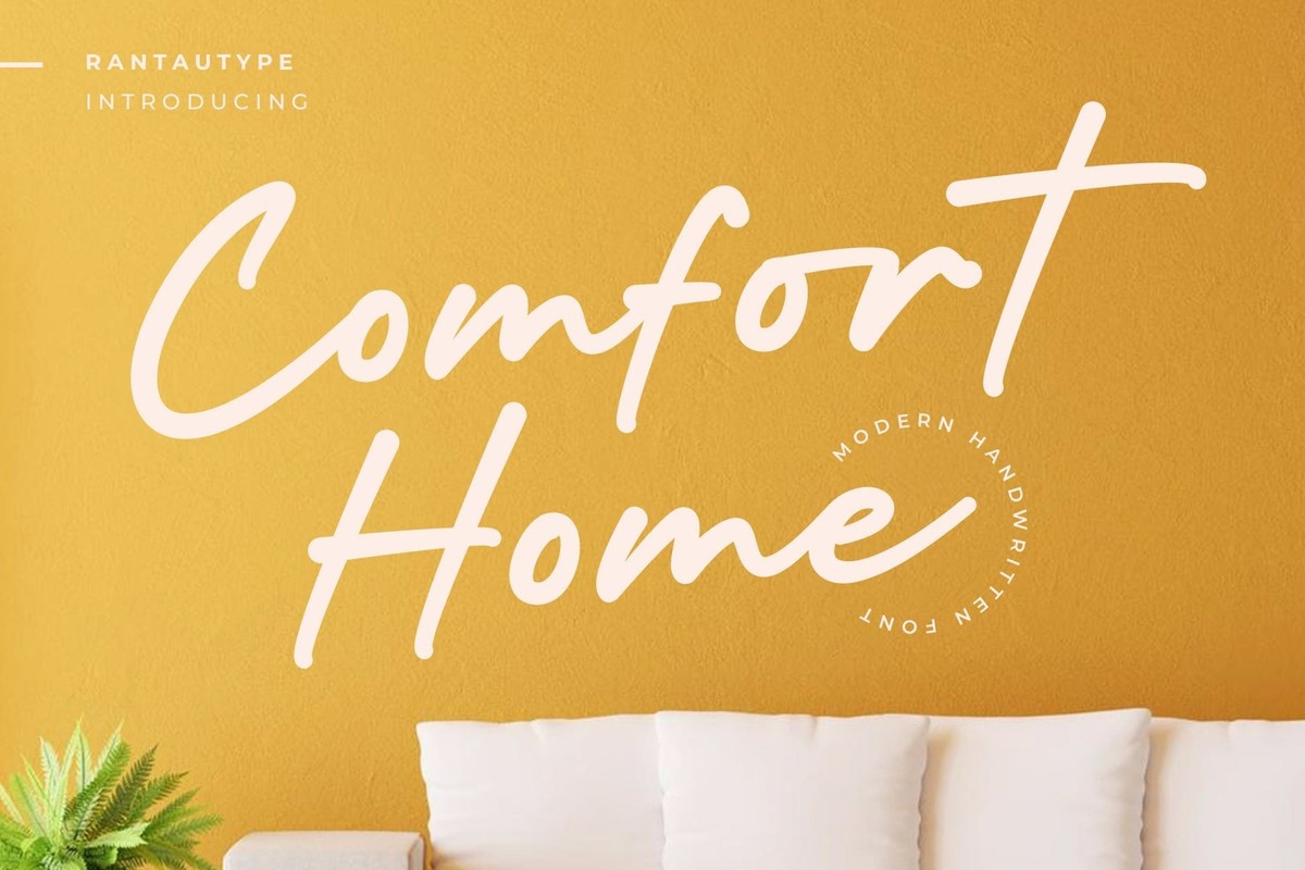 Comfort Home Font