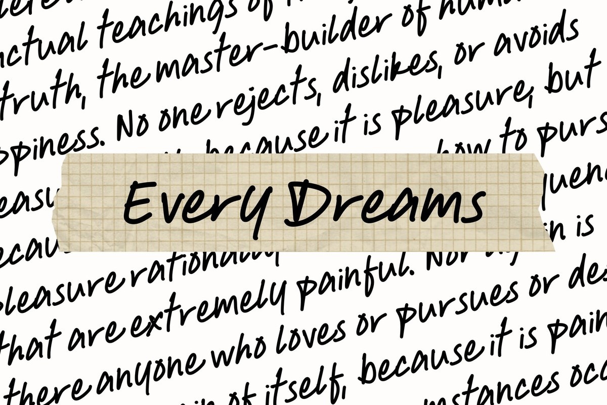 Every Dreams Font