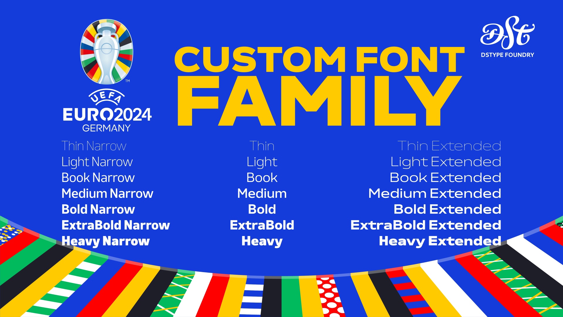 UEFA Euro 2024 custom Font