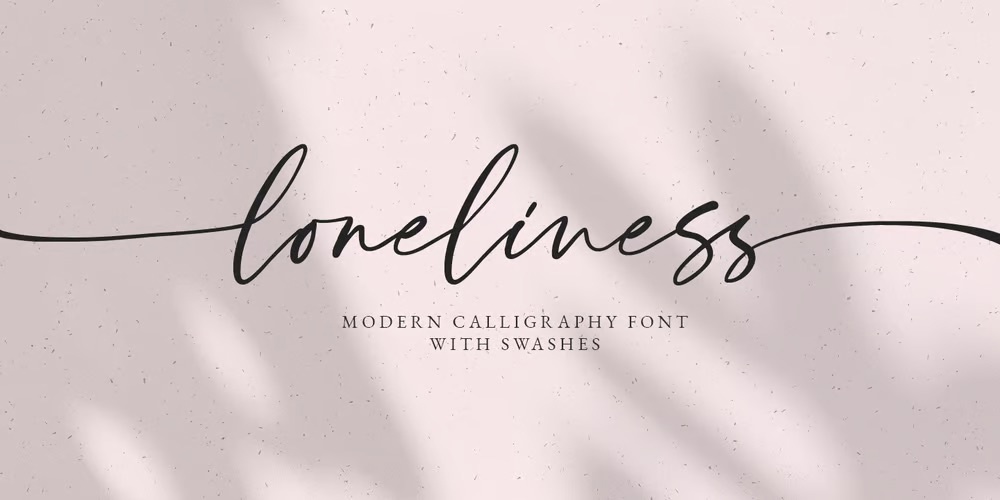 Loneliness Font