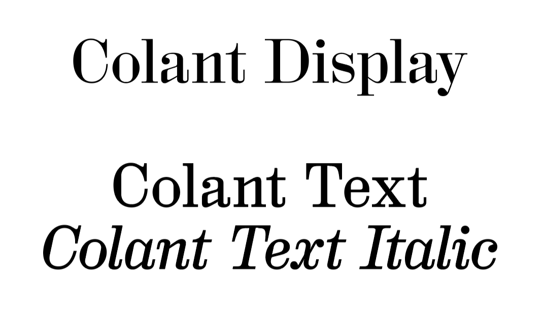 HAL Colant 1.0 Font