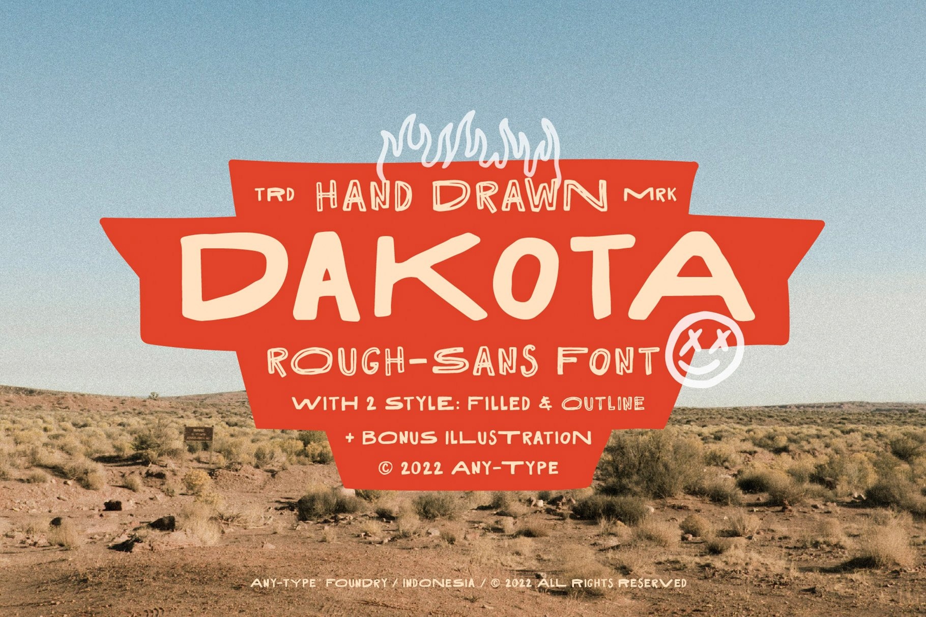 Dakota Rough Sans Font