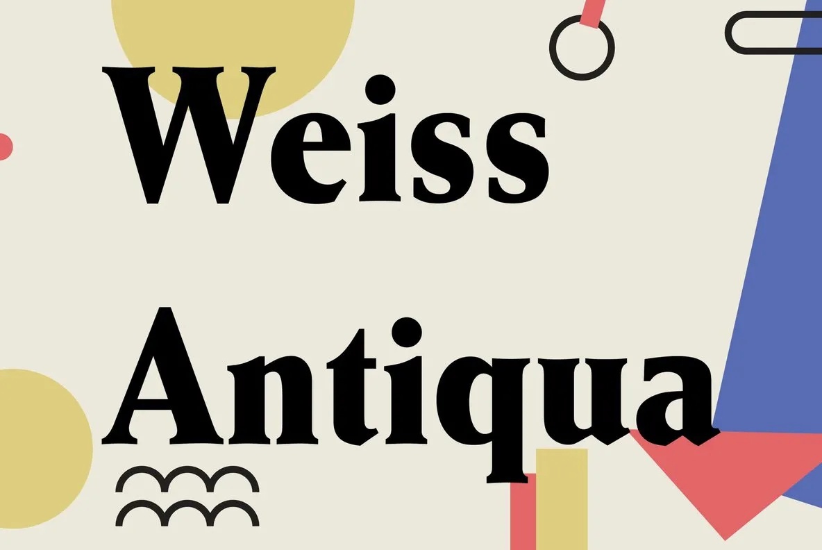 Weiss Antiqua Font