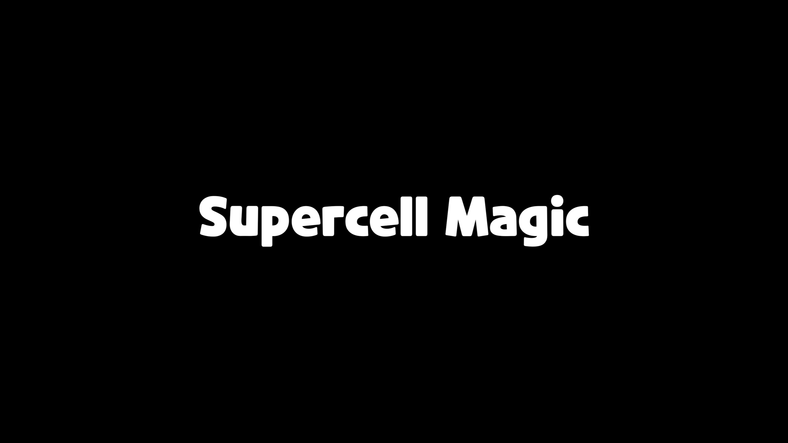 SUPERCELL MAGIC Font