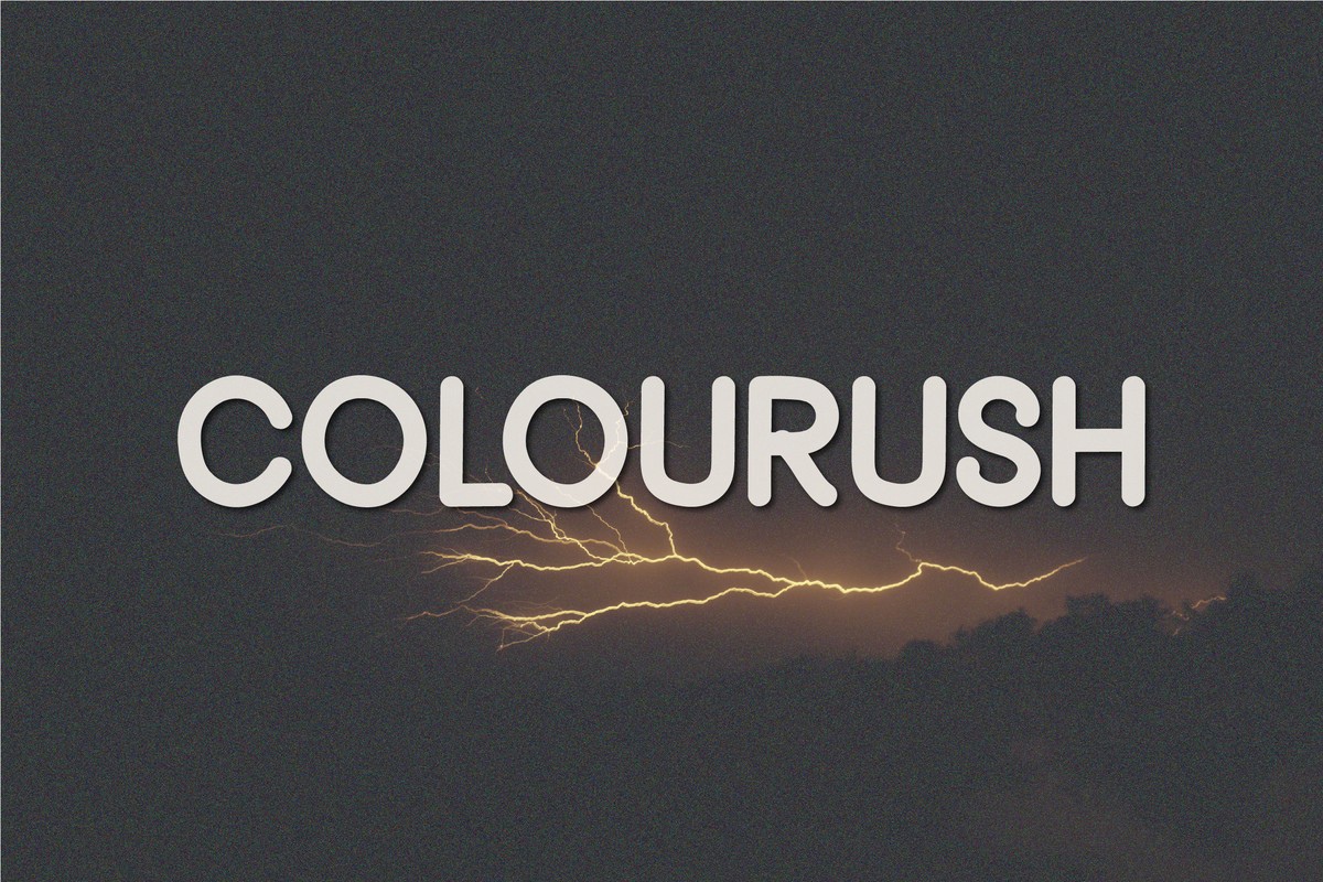 Colourush Font