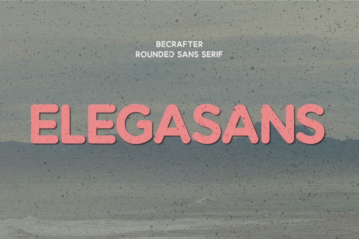 Elegasans Rounded Font