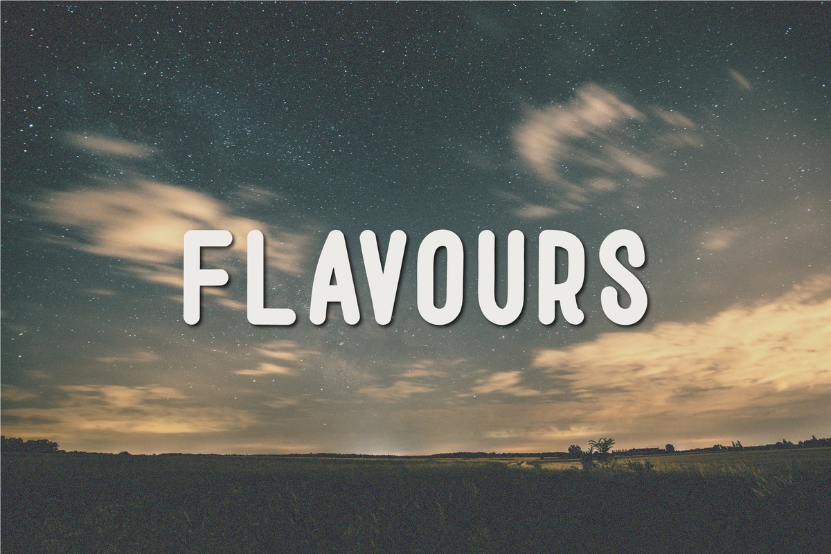 Flavours Font
