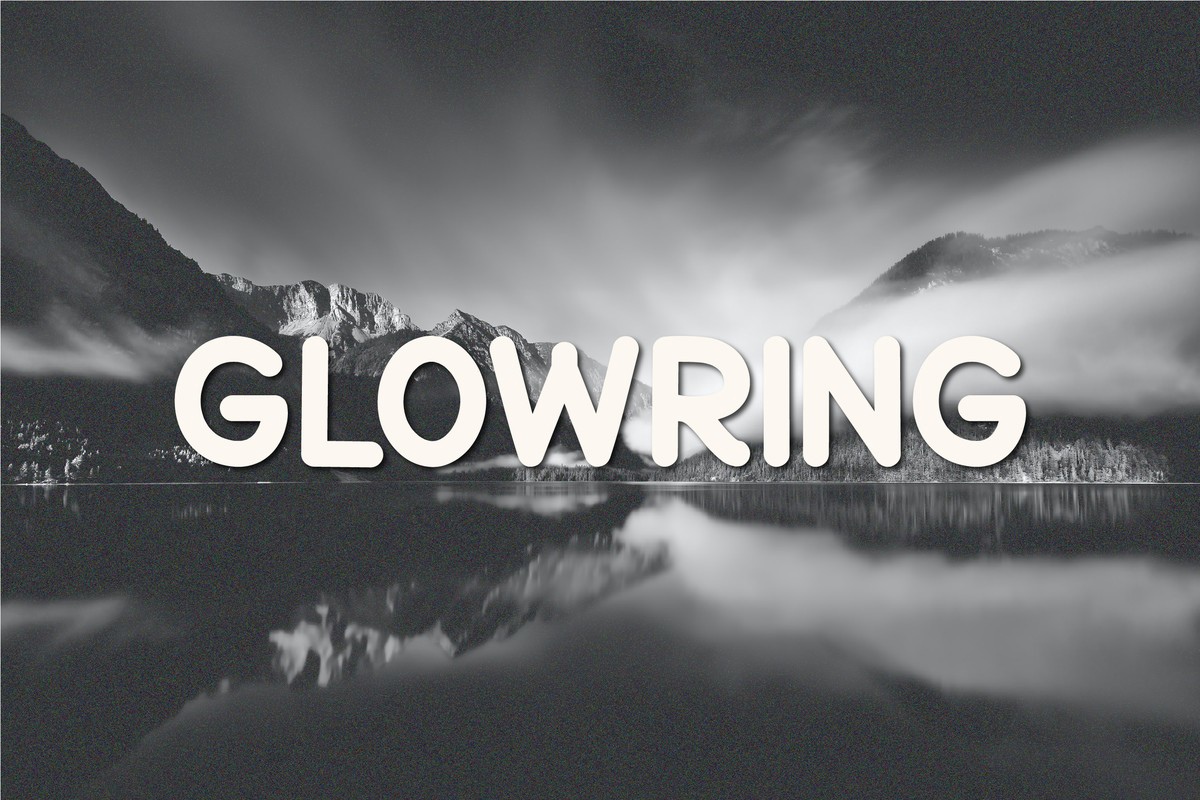 Glowring Font