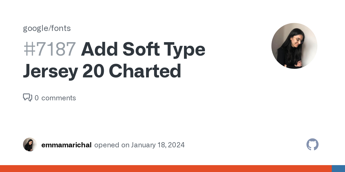 Jersey 20 Charted Font