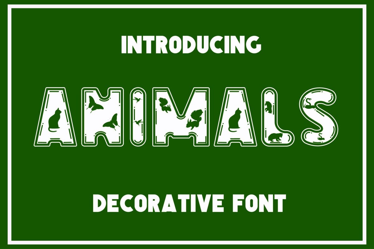 Animals Font