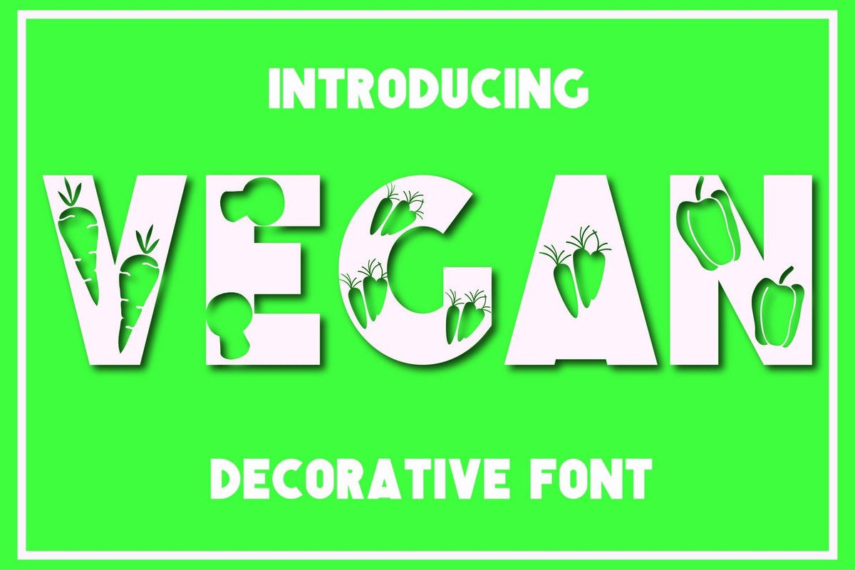 Vegan Font
