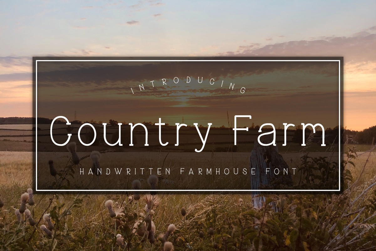 Country Farm Font