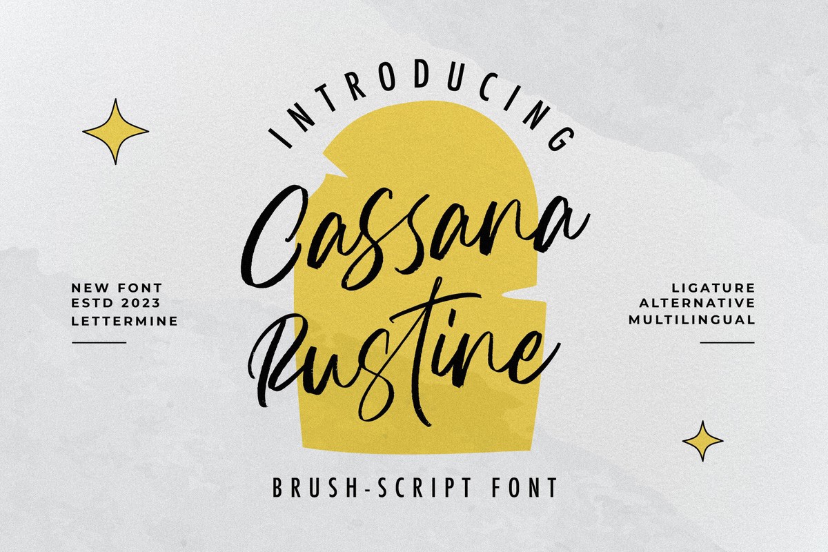 Cassana Rustin Font