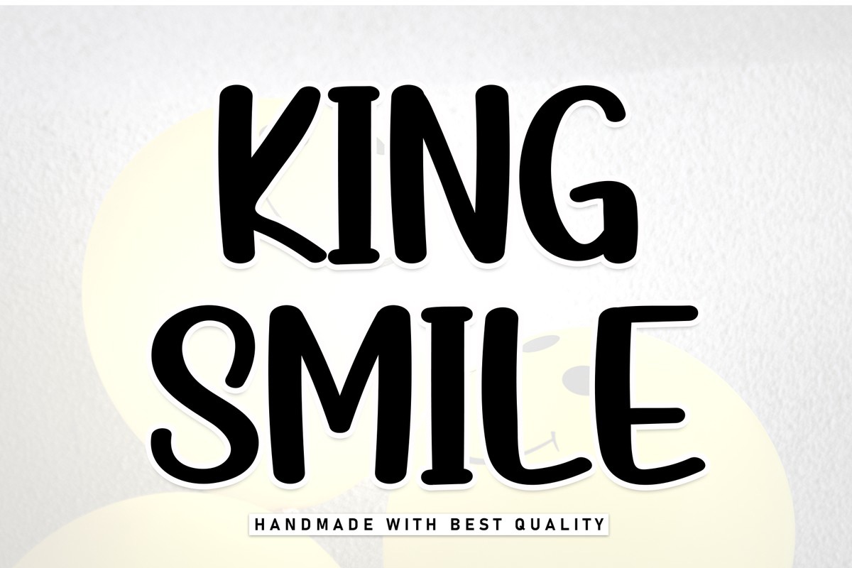 King Smile Font