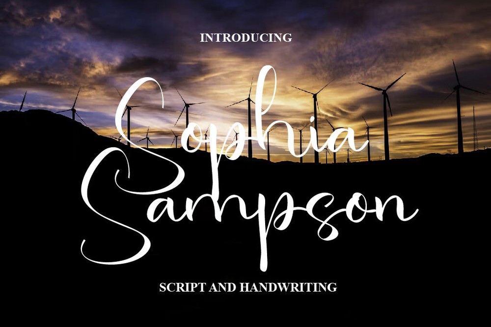 Sophia Sampson Font
