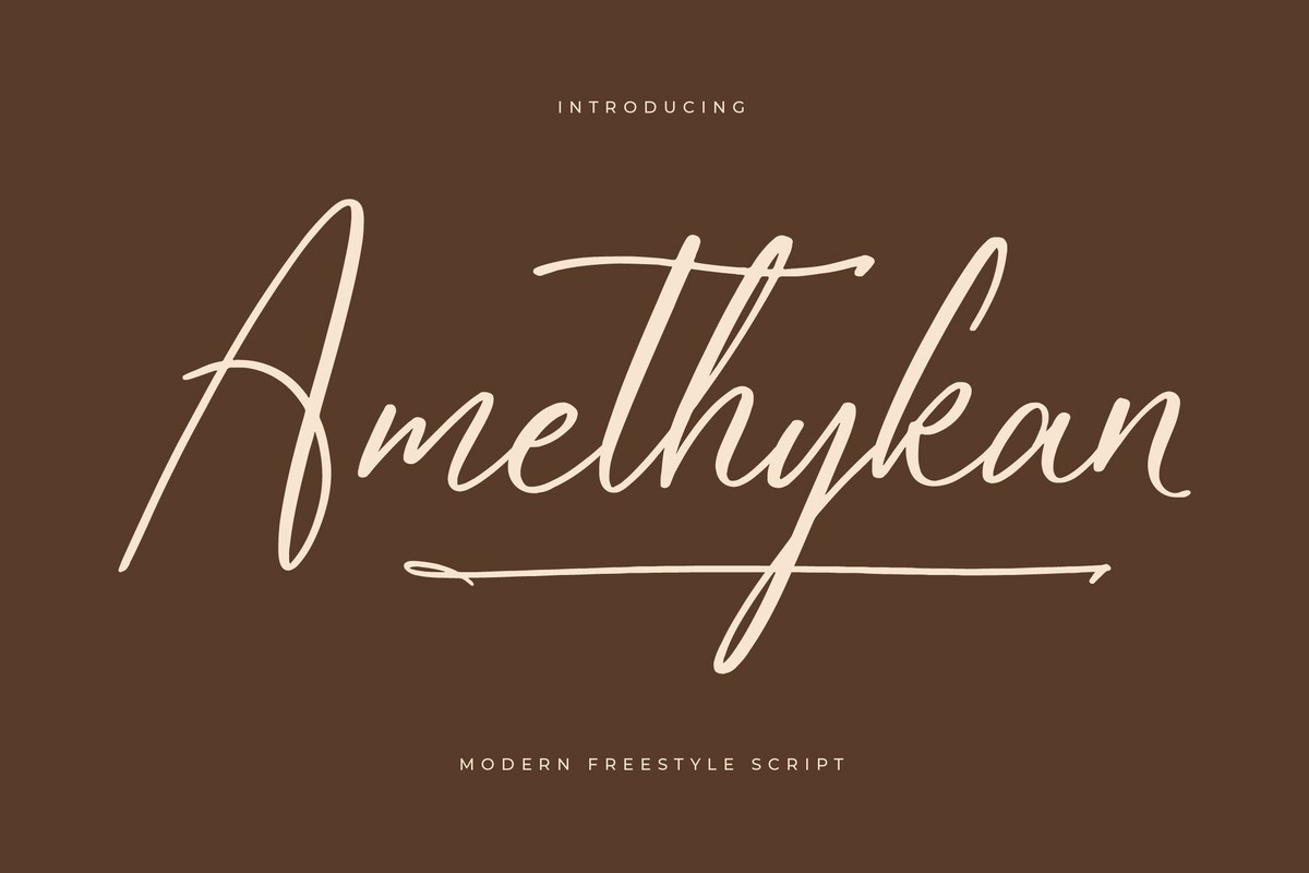 Amethykan Font