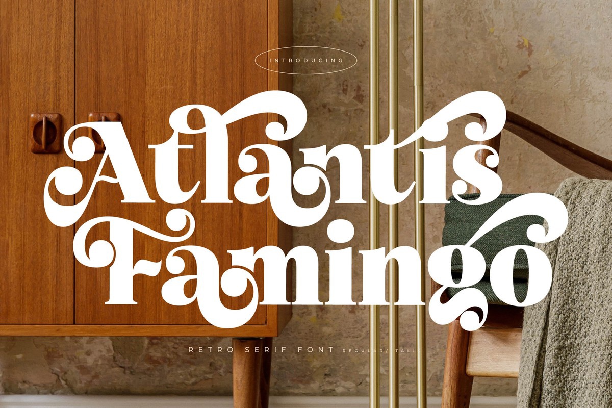 Atlantis Famingo Font