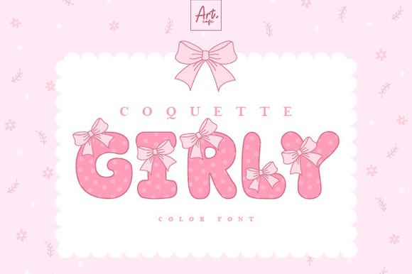 Coquette Girly Font