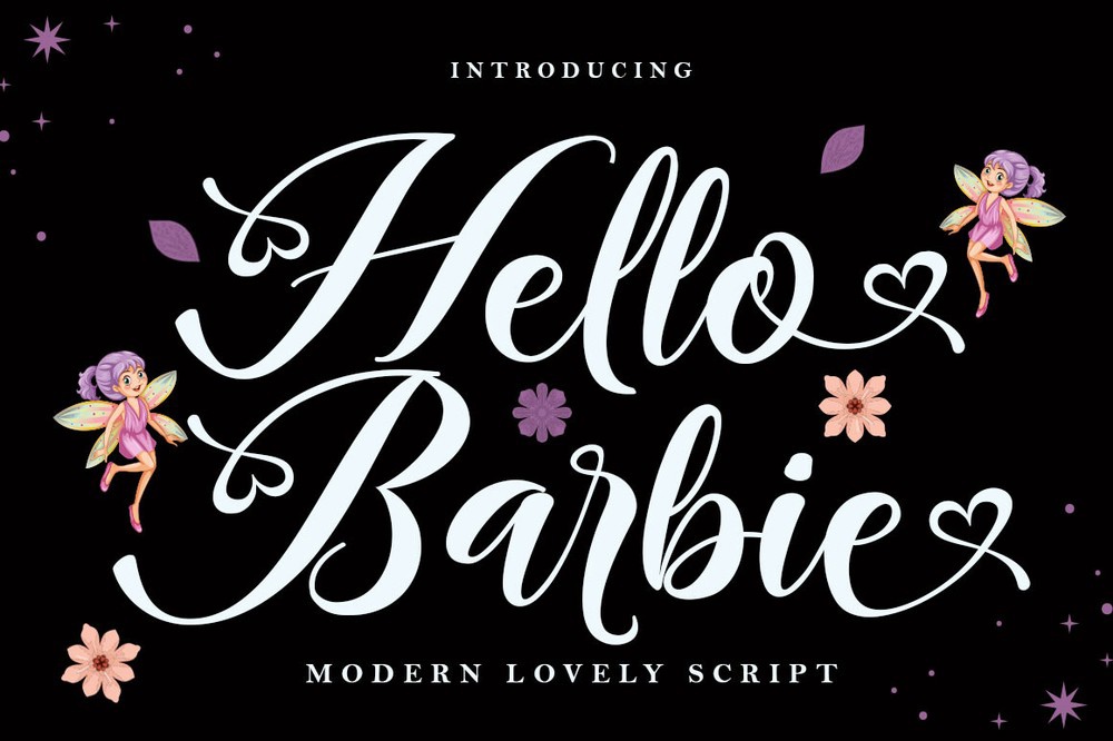 Hello Barbie Script Font