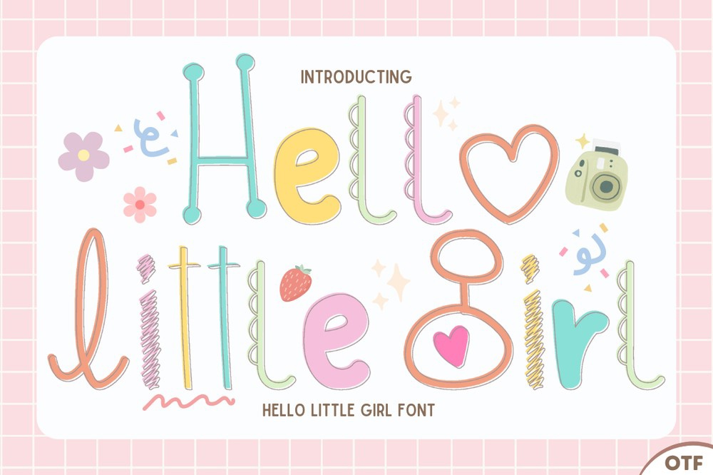 Hello Little Girl Font