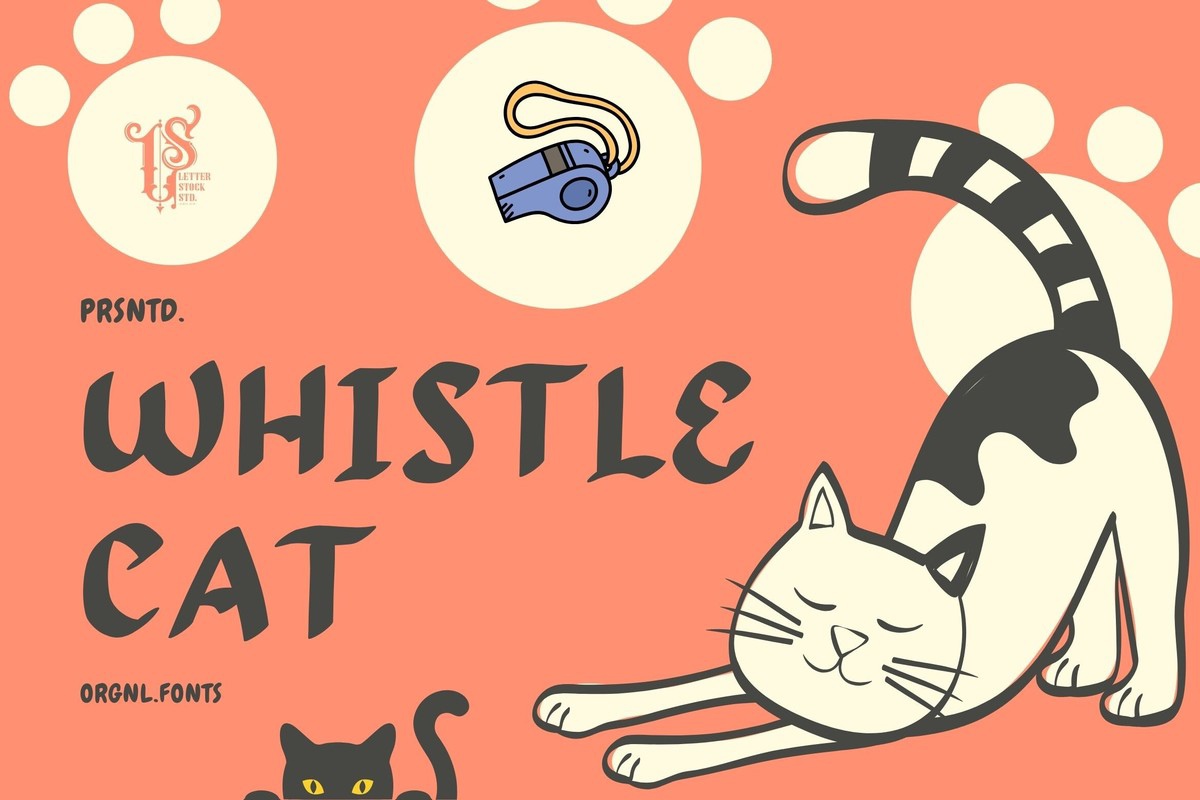Whistle Cat Font