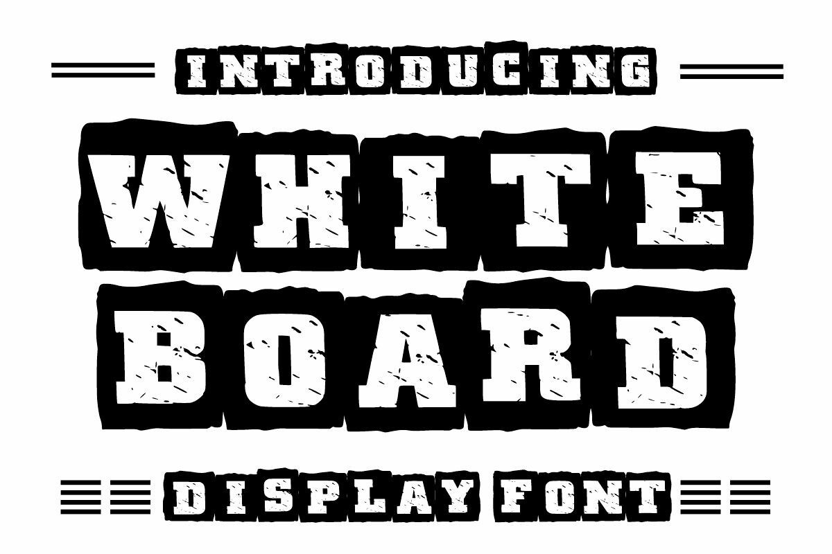 White Board Font