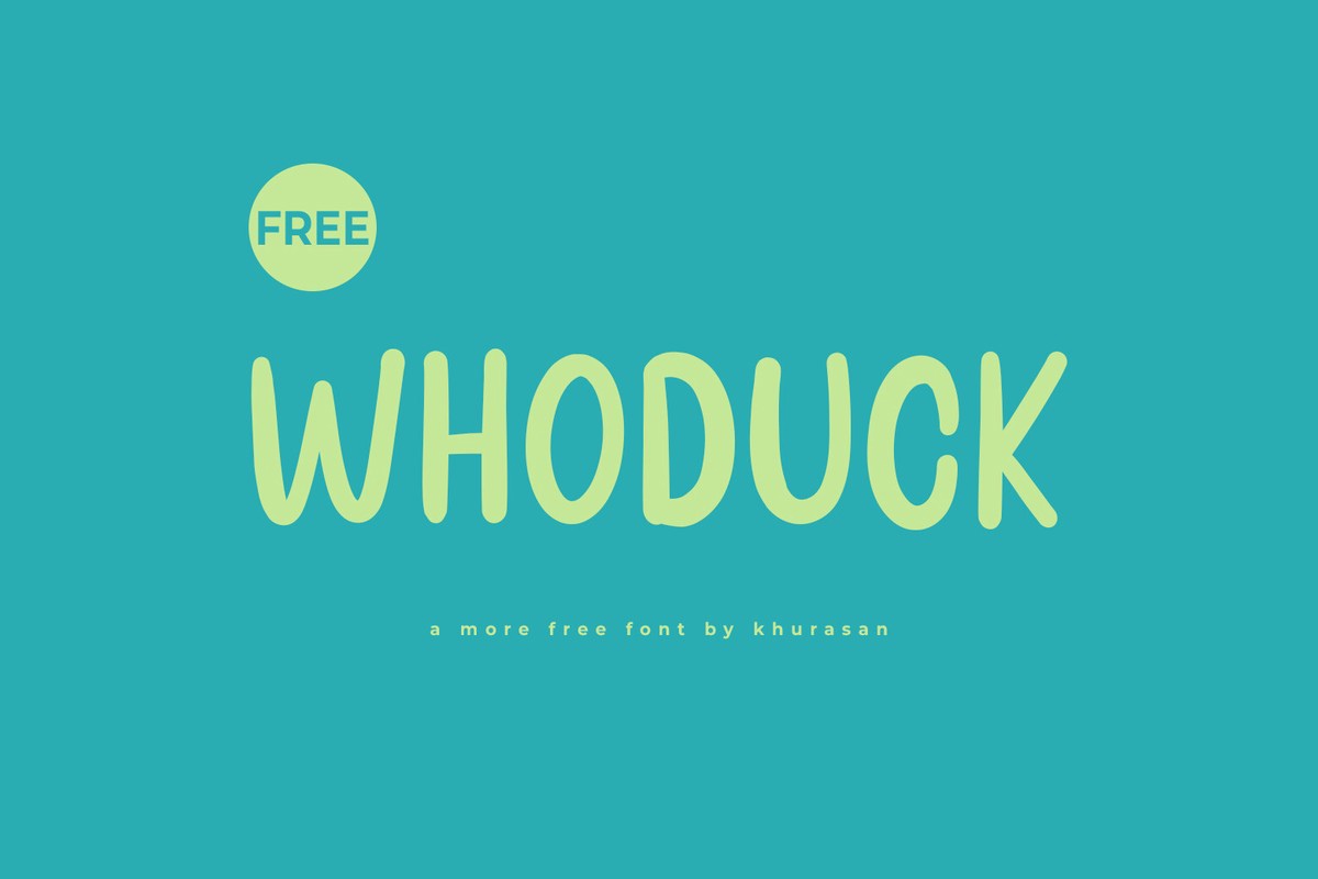 Whoduck Font