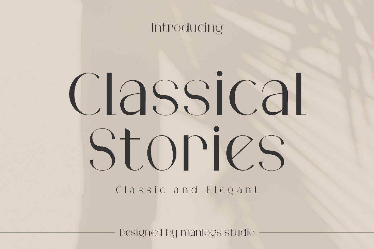 Classical Stories Font