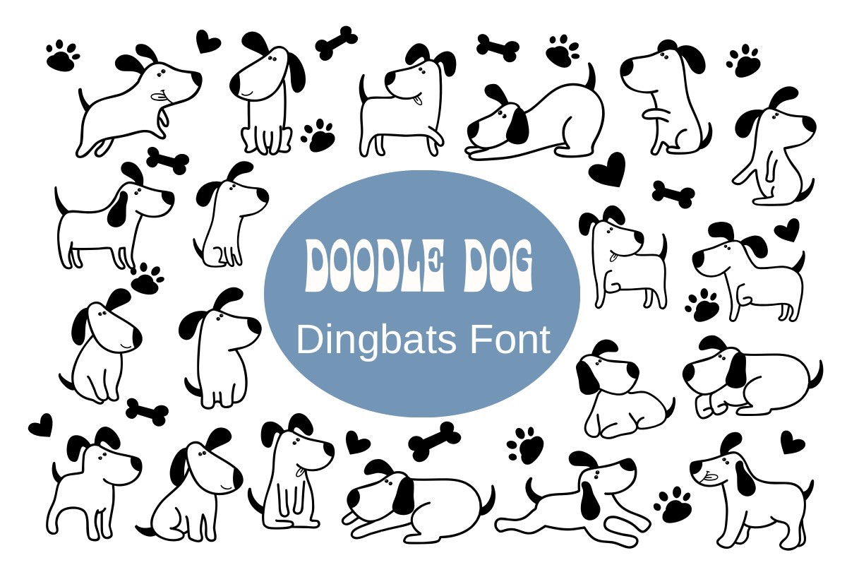 Doodle Dog Font